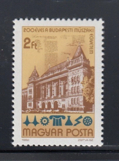 HUNGARY Budapest Polytechnic University MNH stamp - Image 1 of 1