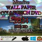 Wall Paper Massive DVD Collection 2024 "3000" HIGH DEF JPEG Photos, Art Work,