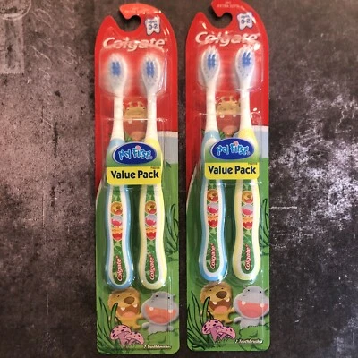 2x Colgate My First Cepillo de Dientes Extra SUAVE Value Pack Edades 0-2, Bebé, Niño Pequeño Foto 1 de 2