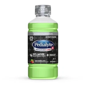 Pedialyte Advanced Care Electrolyte Solution kiwi Berry Mist 33.8 Fl Oz - Picture 1 of 6