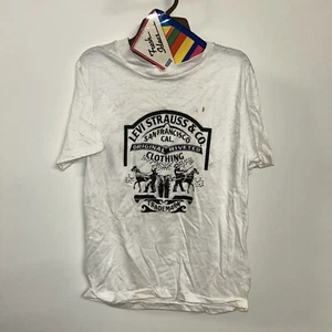 Vintage 1982 Levis Fresh Ideas Womenswear, Deadstock T-shirt Size Medium - Picture 1 of 2