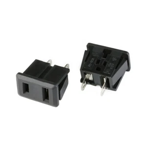 5Pcs Black SP-864 AC Power Socket 2-pin Socket 2P Socket Connector 10A/250V - Picture 1 of 5