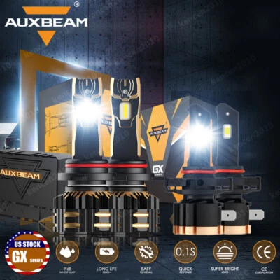 适用于 2014 年 GMC Sierra 1500 CANBUS 6000K 9012 LED 车头灯 / 5202 雾灯 — 第 1/4 张图片