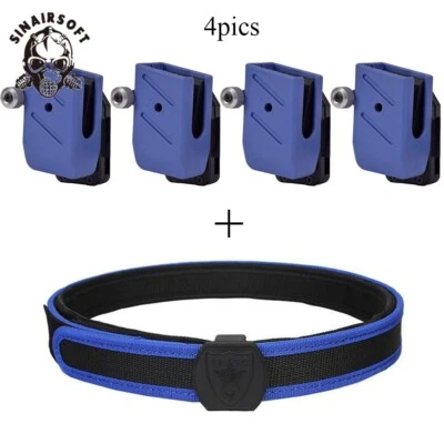 SINAIRSOFT IPSC USPSA Speed Shooting Gürtel +4 Pcs Speed Shooter's Pistole Magazinbeutel