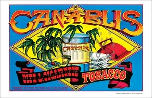 PÓSTER DROGA - PÓSTER CANNABIS CAN-A-BLIS - REIMPRESIÓN VINTAGE - Imagen 1 de 1