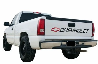 Calcomanías CHEVY CHEVROLET Vinilo Adhesivo Silverado 1500 Cama Puerta Trasera Letras 454 SS Foto 1 de 2