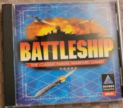 Battleship The Classic Naval Warfare Game! Hasbro PC CD-Rom / Vintage - Image 1 of 3