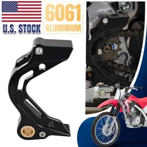 For Honda CRF125F CRF125 F 2019-2025 Motorcycle Aluminum SPROCKET GUARD Black - Picture 1 of 11