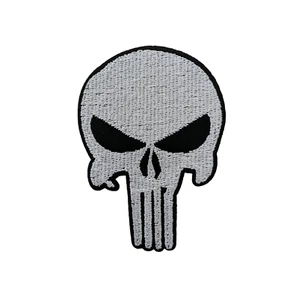 Punisher Patch, Embroidered Iron On Patch, Punisher Applique - Picture 1 of 1