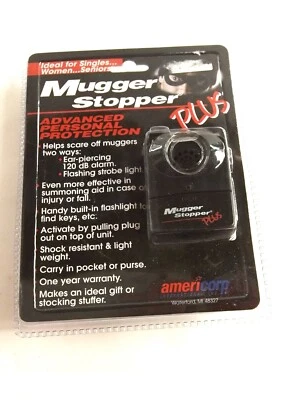 Mugger Stopper Plus Advanced Personal Protection Alarm & Strobe. Americorp New. - Image 1 of 2