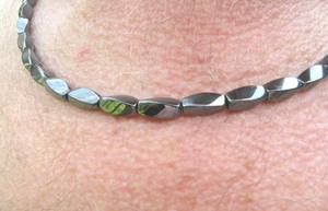 SUPER STRONG FREE SHIP Men's Powerful Magnetic Hematite BICONE NECKLACE AAA SUPER STRONG FREE SHIP Men's Powerful Magnetic Hematite BICONE NECKLACE AAA