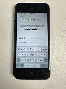 Apple iPhone 5 Space Gray Verizon Phone Turning On Phone for Parts Only