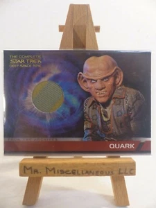 the Complete Star Trek Deep Space Nine costume relic card CC1 Quark - Picture 1 of 3
