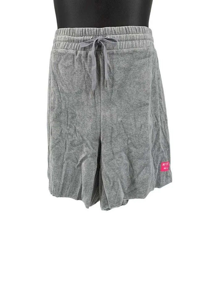 Juicy Couture Luxe Velour Long Short Grey Powder Heather - Image 1 of 1