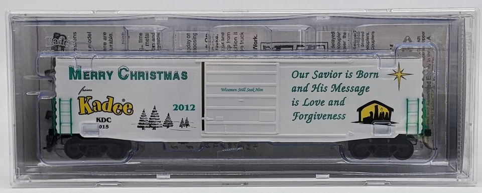 Kadee 6915 escala HO KDC 2012 Navidad 50' PS-1 vagón de carga con puertas de 10' LN/caja Foto 1 de 1