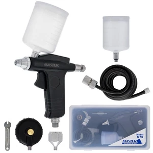 New G75 Gravity PISTOL TRIGGER AIRBRUSH SET KIT Spray Gun Hobby Sunless Tanning - Picture 1 of 5