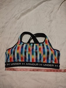 under armor Sport BH 3XL Kompression Crossback Mehrfarbig Farbstreifen - Bild 1 von 5