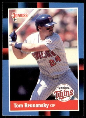 1988 Donruss Tom Brunansky Minnesota Twins #245 - Image 1 of 2