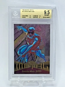 1995 Fleer Metal Marvel Spider-Man 2099 Card #53 BGS 9.5 GEM MINT - Picture 1 of 3