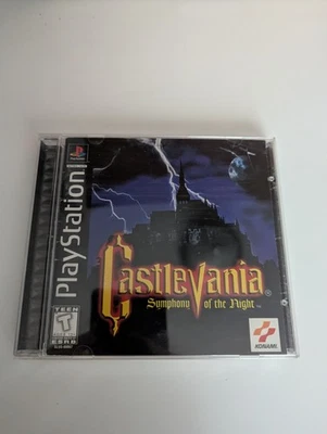 Castlevania: Symphony of the Night (Sony PlayStation 1, 1997) en caja con tarjeta de registro  Foto 1 de 4