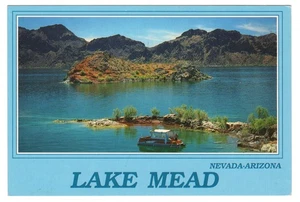 Postcard Lake Mead Nevada Arizona Recreation Area Fishing Boating - Picture 1 of 2