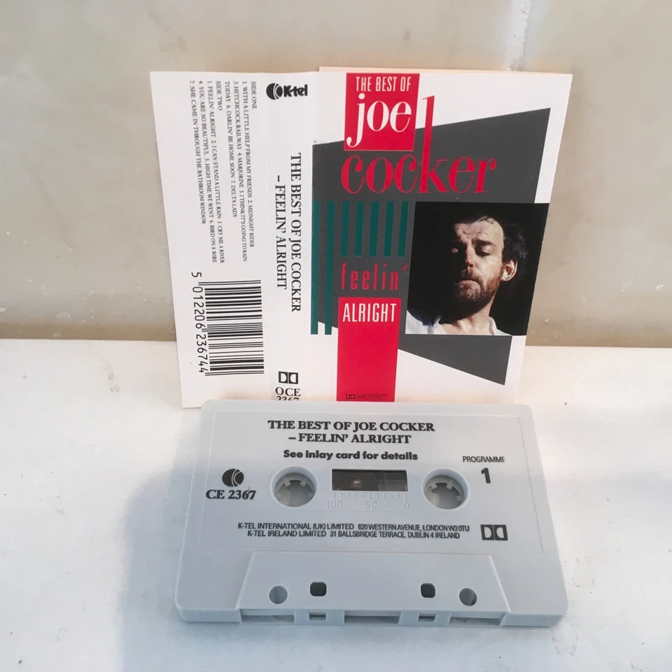Joe Cocker-Feelin' Alright Greatest Hits Cassette Tape - Image 1 of 1