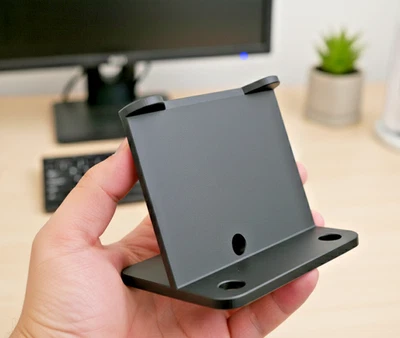 Google Nest Hub Wall Mount – Angled Display Holder w/ Speaker Cutout – Black - Image 1 of 3