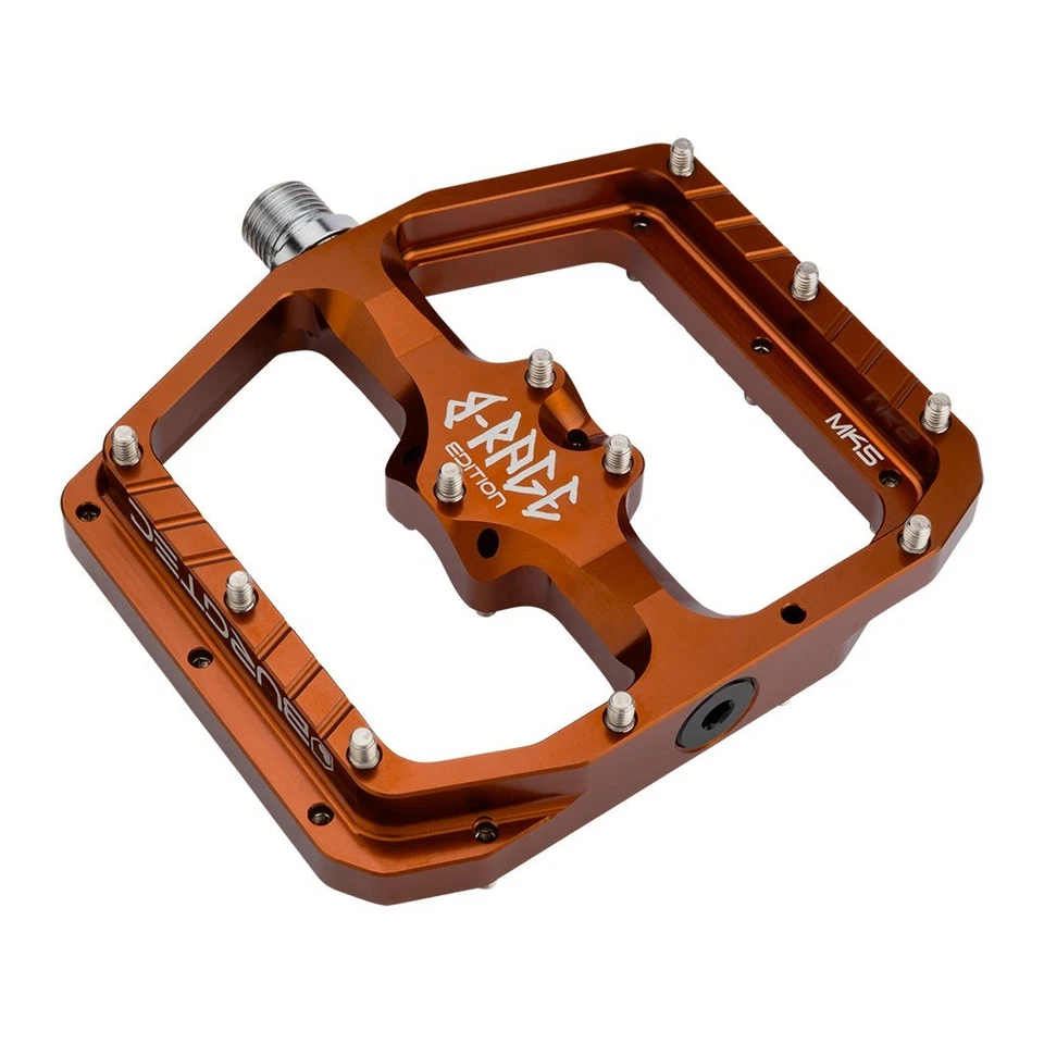 Pair of Flat Pedals Penthouse MK5 B-Rage 1705 Aluminum Bronze BUMK5B.BZ Burgtec