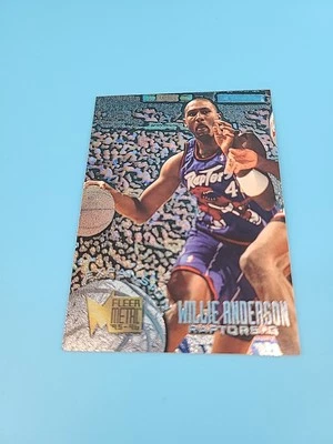 1996 Fleer Willie Anderson #196 Metal Toronto Raptors Basketball Card - Image 1 of 2