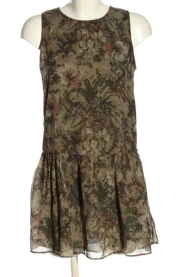 MANGO CASUAL Robe courte Dames Robe T EU 34 kaki élégant - Photo 1/4