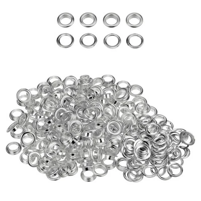 14mm Occhielli Con Rondella Argento Metallo per Pelle Artigianato Repair 2000pcs - Immagine 1 di 4