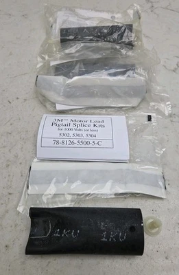 Paquete de 3 kit de empalme de coleta de plomo de motor 3M 5302 tamaño de cable #2 motor AWG-1/0 #4-1/0 Foto 1 de 4