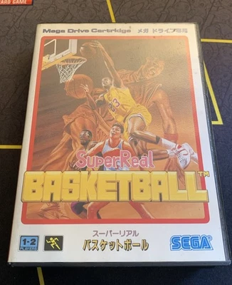 SUPER REAL BASKETBALL Game Cartridge 16-bit for SEGA Mega Drive MD Genesis - Image 1 of 3