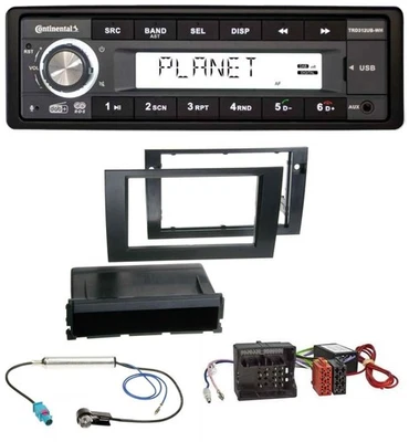 Continental USB 1DIN AUX DAB MP3 Autoradio für Audi A4 B7 04-08 Symphony Aktivsy - Bild 1 von 4