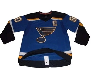 Adidas Ryan O’Reilly St Louis Blues Home Jersey 56 Captain Fight Strap - Picture 1 of 7