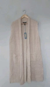 Ruth Langsford Strick Longline Weste in Creme Größe XL Neu mit Etikett QVC  - Bild 1 von 6