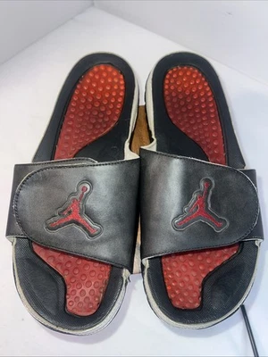 Nike Air Jordan Hydro V 5 Retro Hombre Talla 11 Negro/Rojo/Blanco 555501-002 Foto 1 de 4