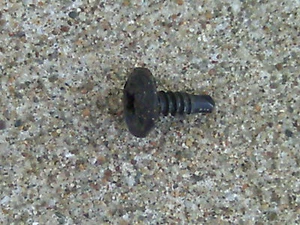 93-02 Camaro Firebird Upper Door Window Channel Weatherstrip Seal Mounting Screw - Picture 1 of 2