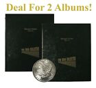 Lot Of 2 Albums For US Morgan Dollars Coin Collection 1878 1921 Not Dansco Gift