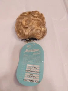 Doll Wig Size 11/12 by Monique BERI HAPPY LIGHT PEACH BLONDE NOS IN BOX - Picture 1 of 5