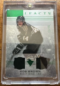 14-15 UD Upper Deck Artifacts Rob Brown /75 Jersey--Patch - Picture 1 of 2