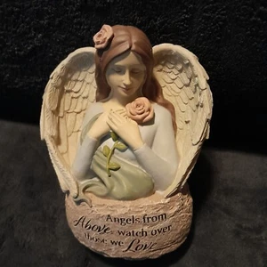 Angels From Above Beautiful Ceramic Figurine Bereavement Sympathy - Picture 1 of 7