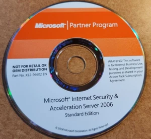 Microsoft Internet Security & Acceleration Server 2006 Standard Edition CD + KEY - Picture 1 of 1