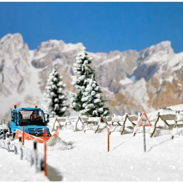 Busch 1120 Schneefangzäune und Schneestangen H0 + Neu - Bild 1 von 1