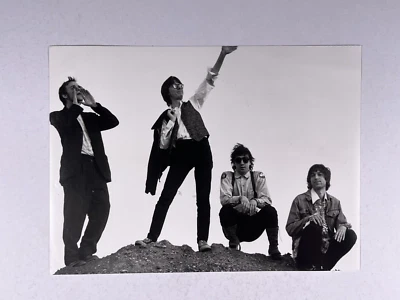 R.E.M Photo Michael Stipe Bill Berry Original Black And White Promotion 1985 - Image 1 of 4