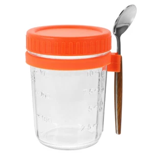 Oatmeal Containers with Lids Household Breakfast Cup Practical Cereal - Picture 1 of 12