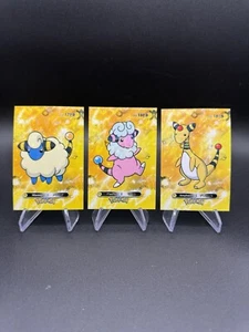 Mareep Flaaffy Ampharos Cracked Ice Holo Pokemon 2024 Card Database 2 US Seller - Picture 1 of 2