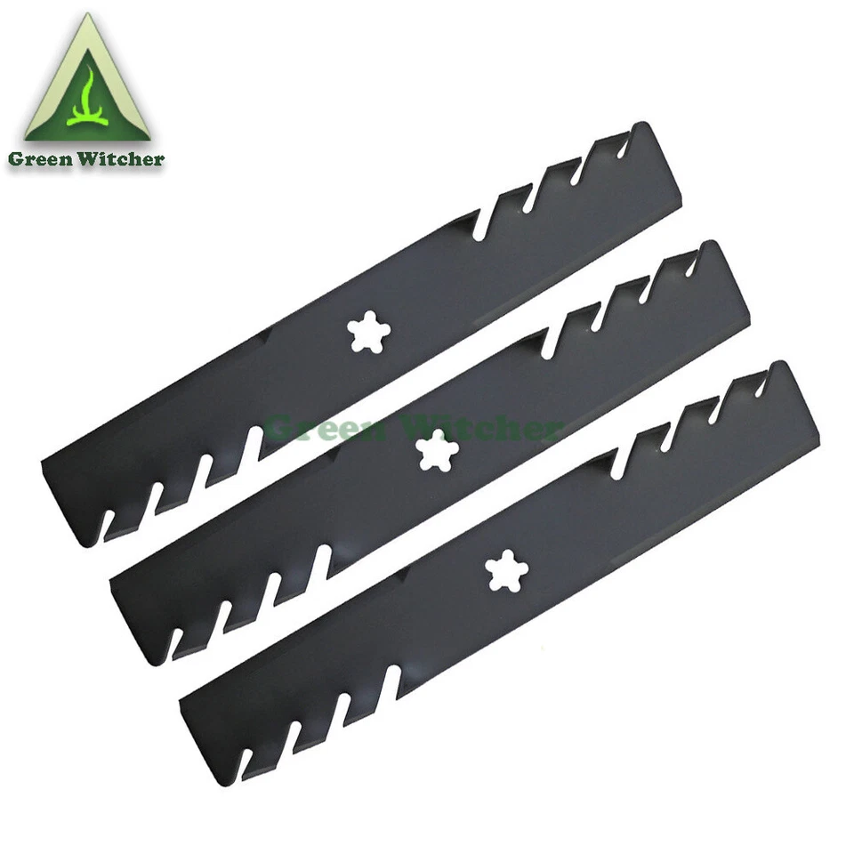 Kit de 3 cuchillas de cortacésped para 48" Husqvarna 257 EZ22CE EZ4220 EZ4624 EZ4819 EZ4822 Foto 1 de 2