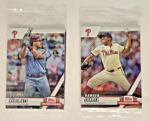 2024 TOPPS PHILLIES NATIONAL TRADING CARD DAY PACKS (2) NEW, SEALED, SGA 7/29/24 - Picture 1 of 4