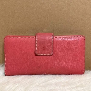 Peony Rose Rosa Echtleder Rahmen Verschluss Clutch Scheckbuch Geldbörse - Bild 1 von 14